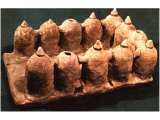 Model set of granaries, from the tomb of Kamena. c. 2500 BC. (Ashmolean Museum, Oxford). Cf Gen.41:49.